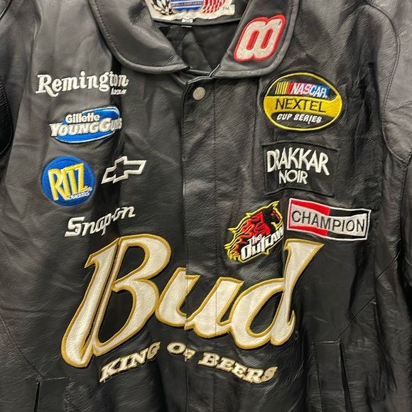 Vintage Jeff Hamilton Racing Dale Earnhardt Jr. Bud King of Beers Leathe… - Picture 3 of 16